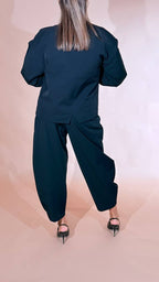 SILENCE Ballon pants PA2275 NERO 
