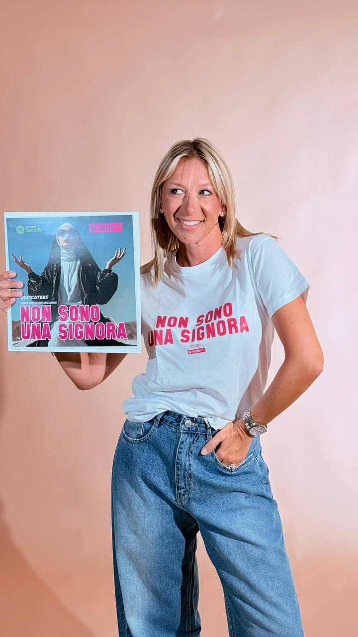 SODA "non sono una signora" tshirt 0004 BIANCA 