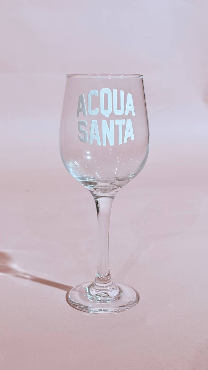 SODA Acqua santa bicchiere ACQUASANTA BIANCO 