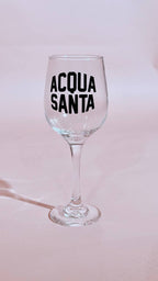 SODA acqua santa bicchier ACQUASANTA NERO 