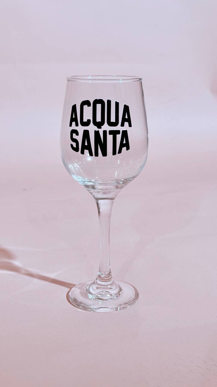 SODA acqua santa bicchier ACQUASANTA NERO 