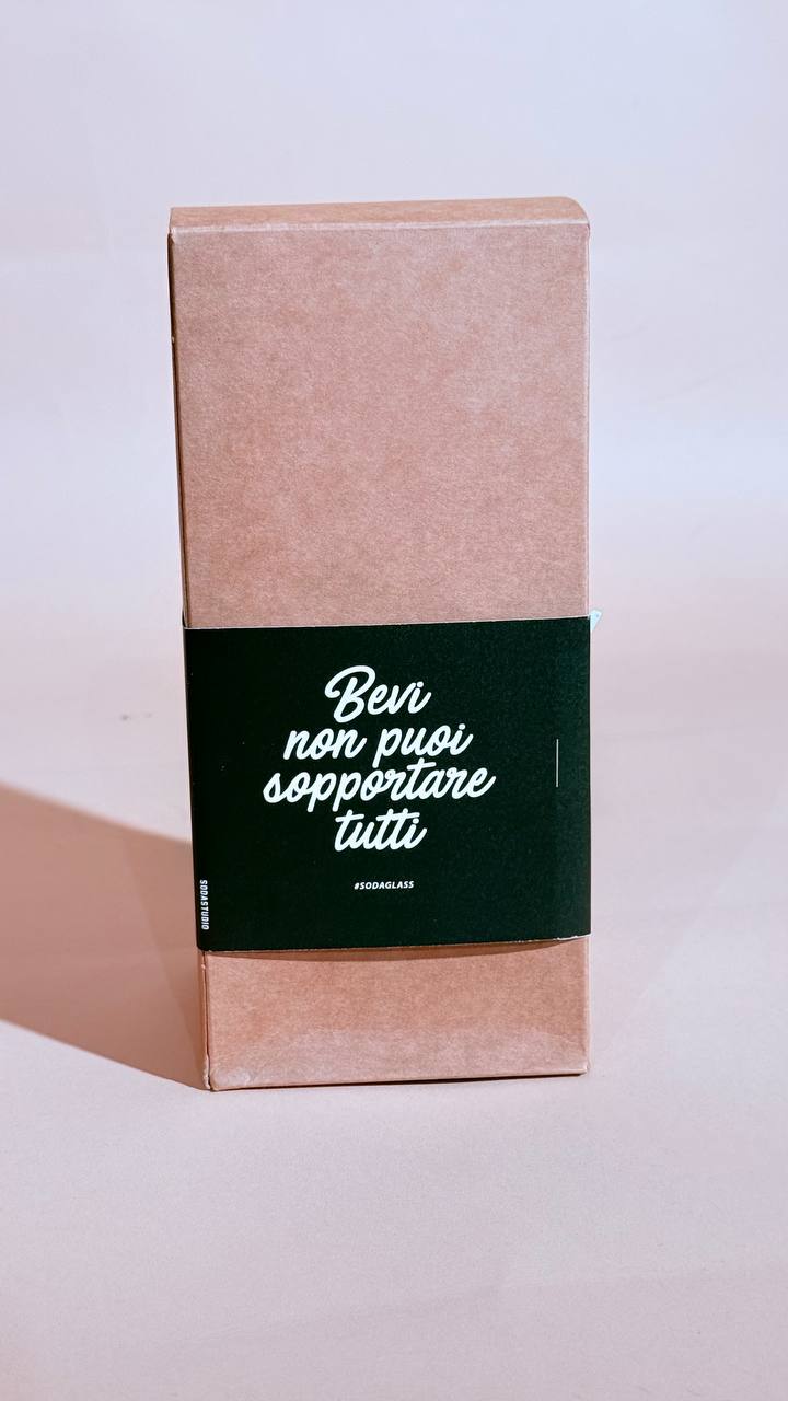 SODA bevi bicchiere BEVI BIANCO 