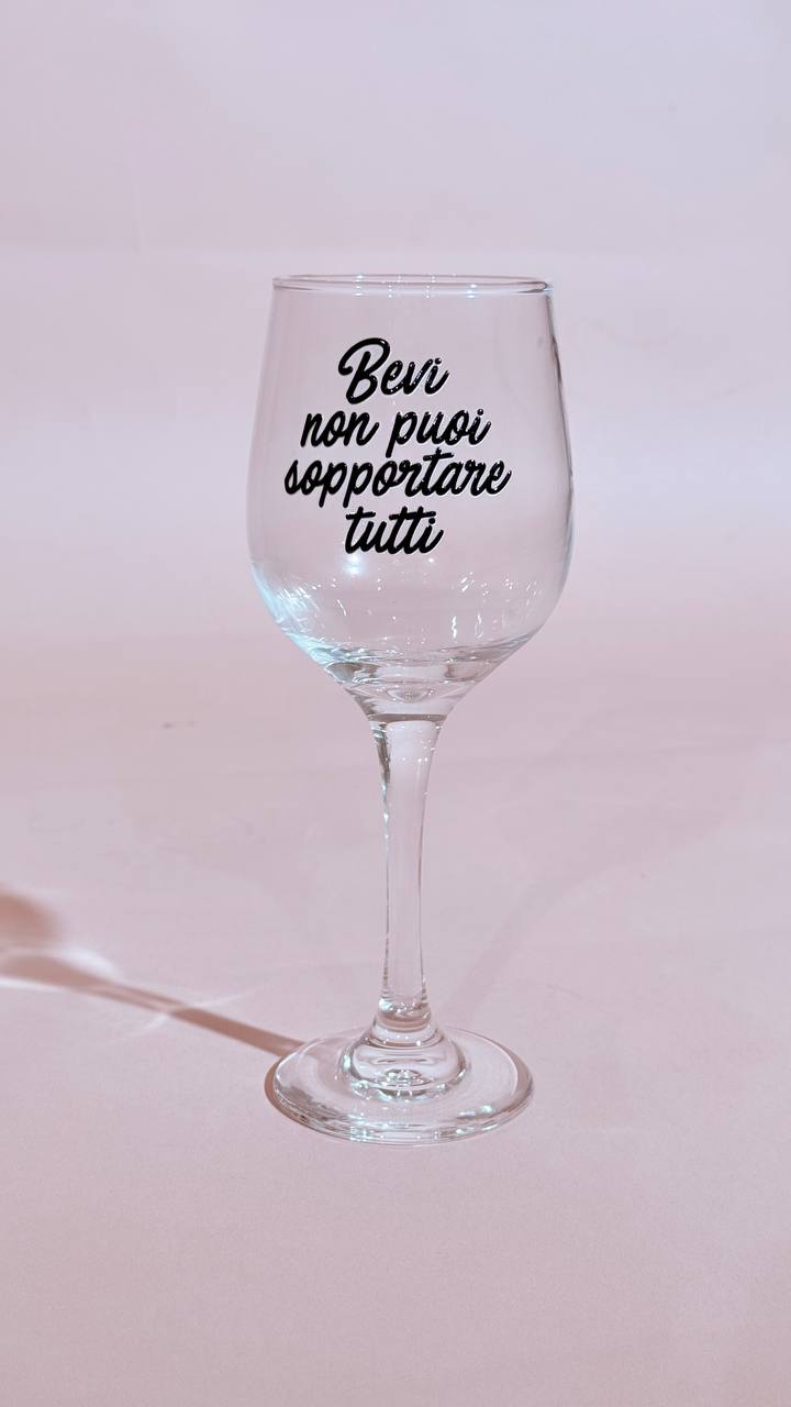 SODA bevi bicchiere BEVI NERO 
