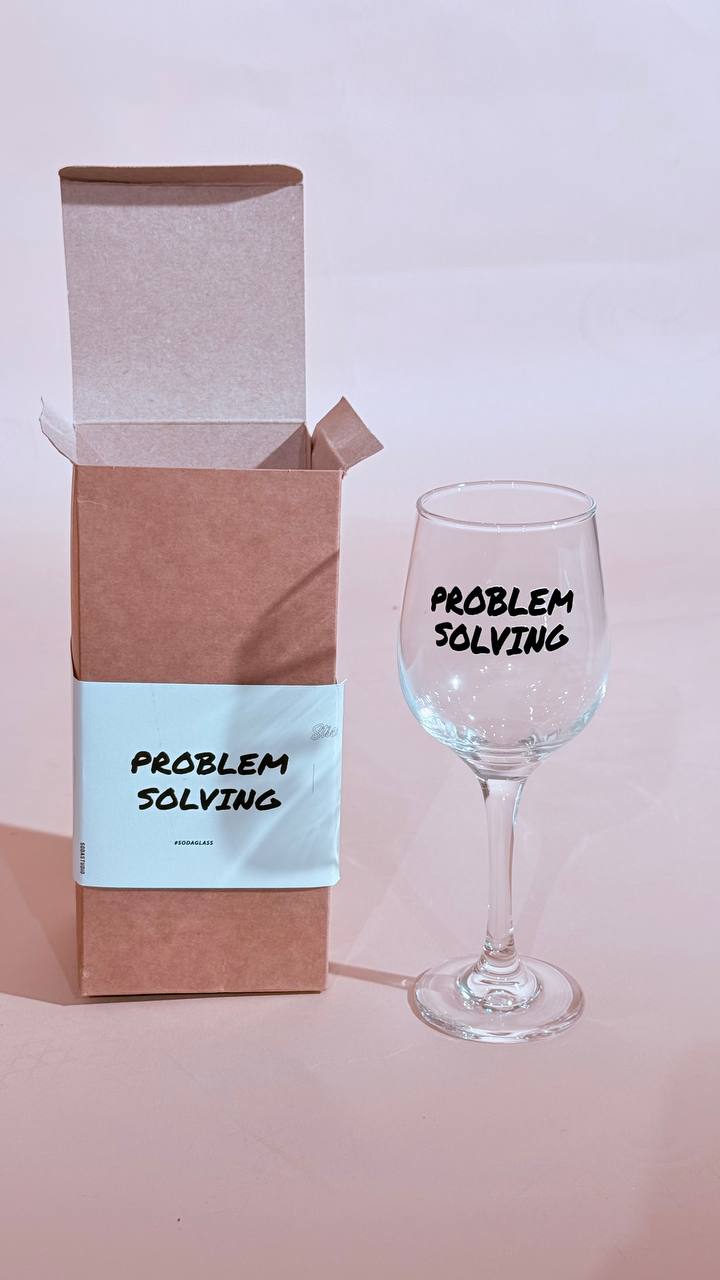SODA probelm bicchiere PROBLEM NERO 