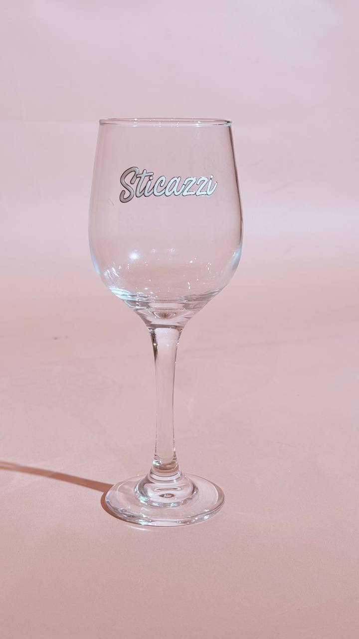 SODA Sticazzi bicchiere STICAZZI BIANCO 