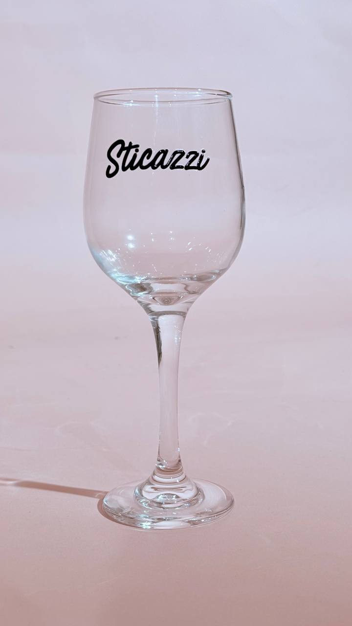 SODA Sticazzi bicchiere STICAZZI NERO 