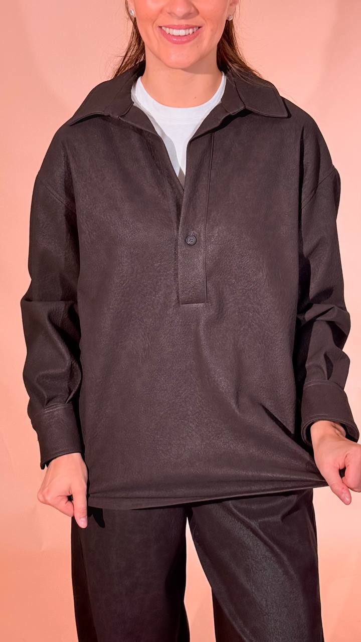 SOUVENIR Camicia ranch M40F0361 MORO 