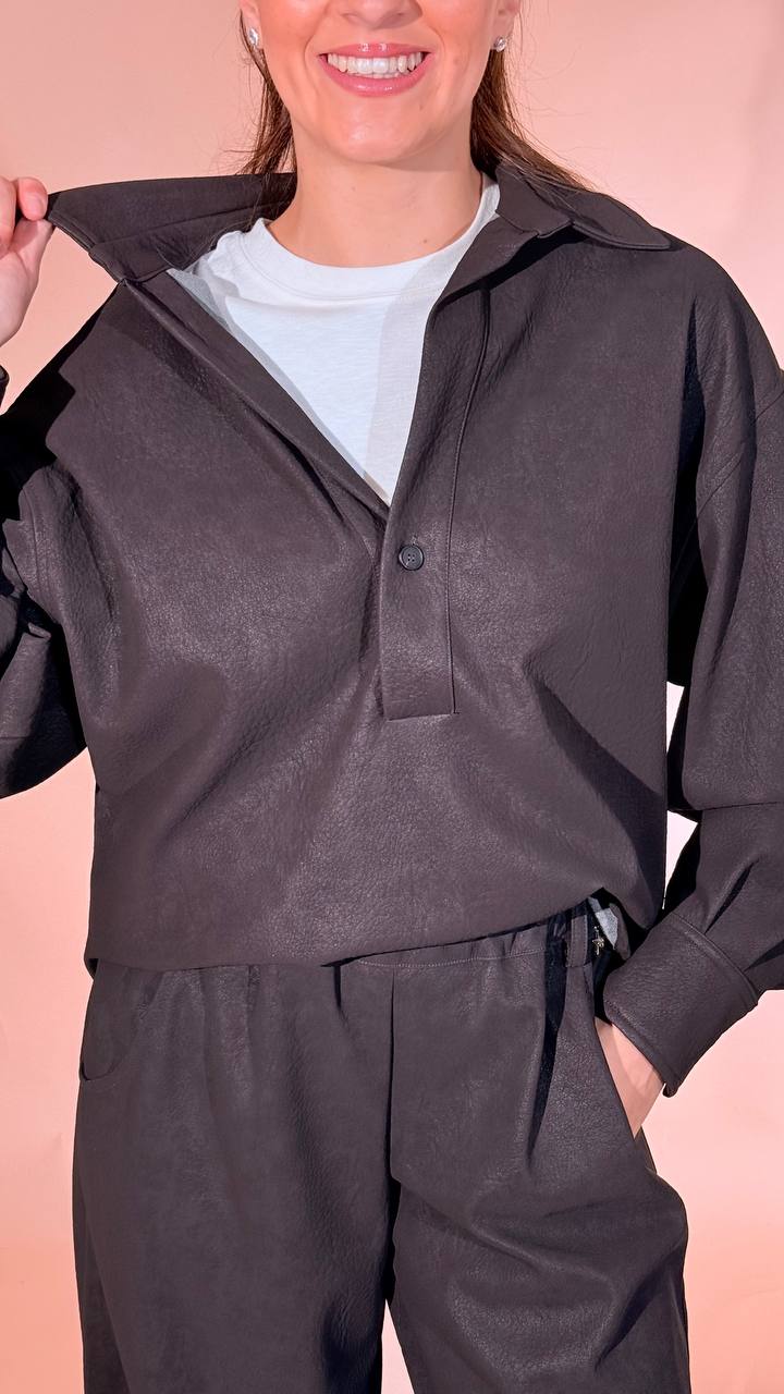 SOUVENIR Camicia ranch M40F0361 MORO 