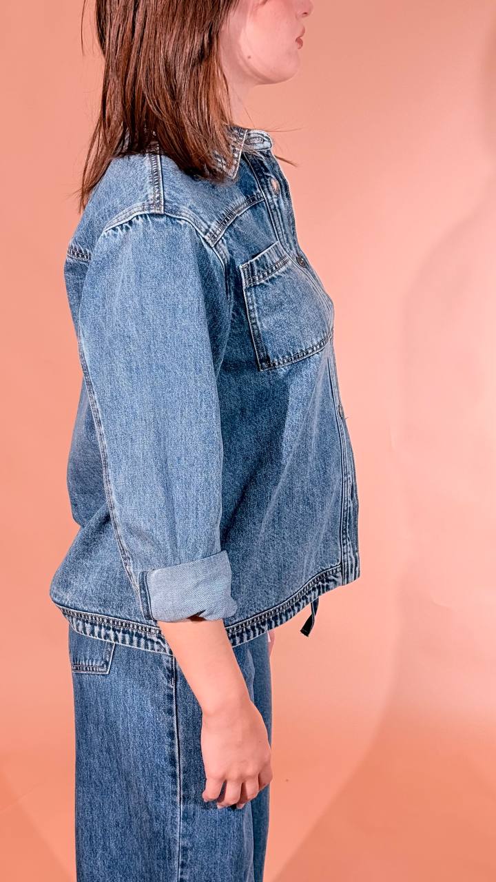 SOYA CONCEPT Camicia di jeans heda lavaggio medio 41944 DENIM 