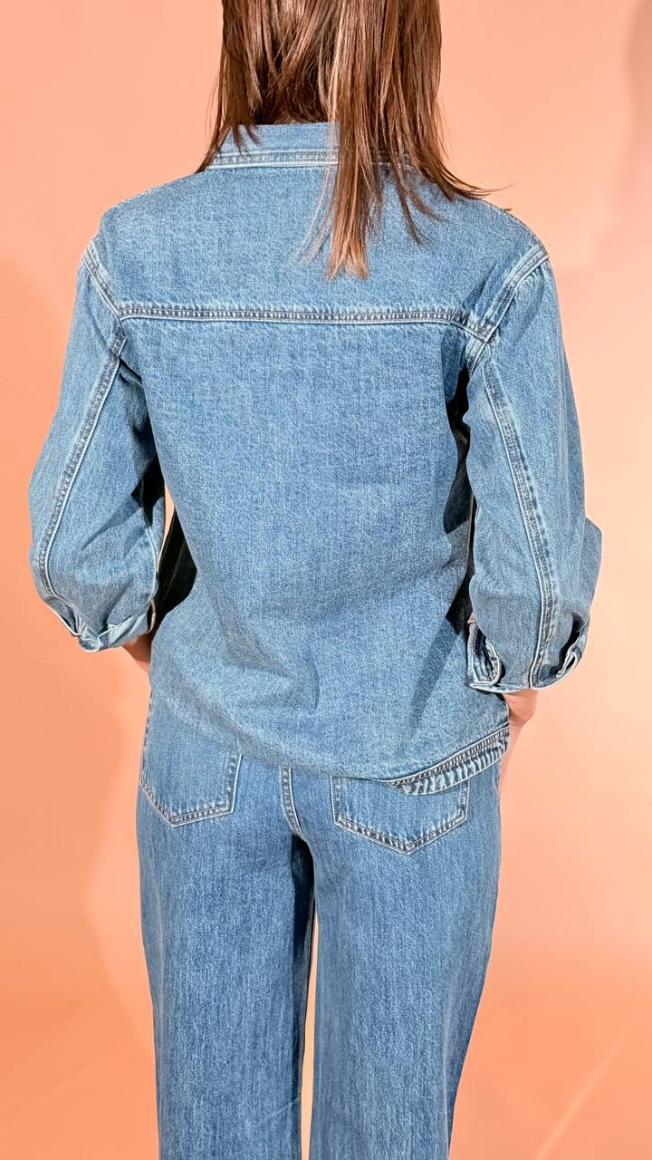 SOYA CONCEPT Camicia di jeans heda lavaggio medio 41944 DENIM 