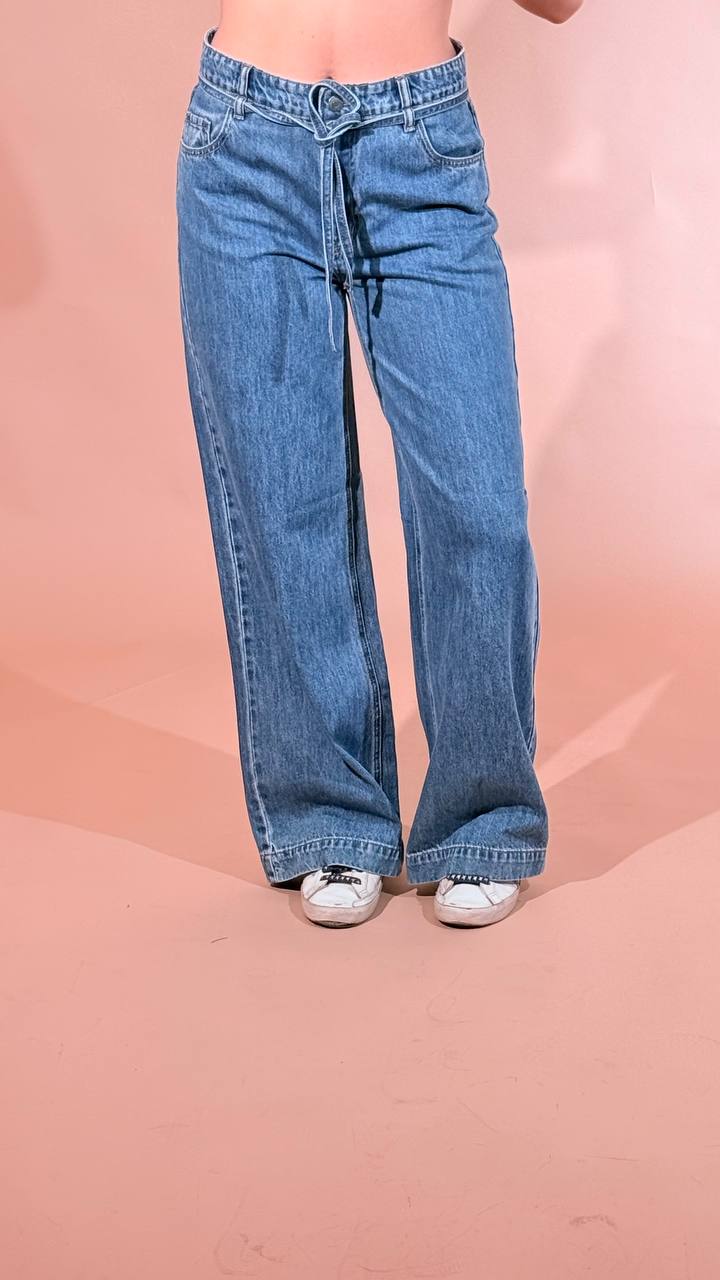 SOYA CONCEPT Heda denim con cinturina 41945 DENIM 