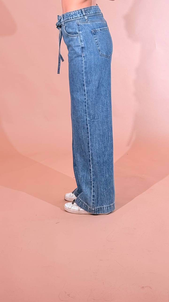 SOYA CONCEPT Heda denim con cinturina 41945 DENIM 