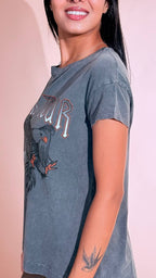 Susy mix Rock t-shirt 12458 GRIGIO 