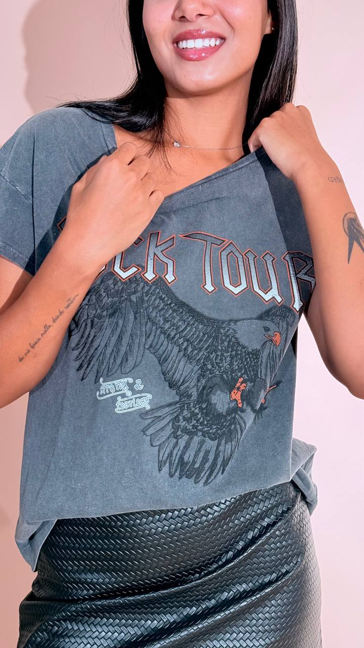 Susy mix Rock t-shirt 12458 GRIGIO 