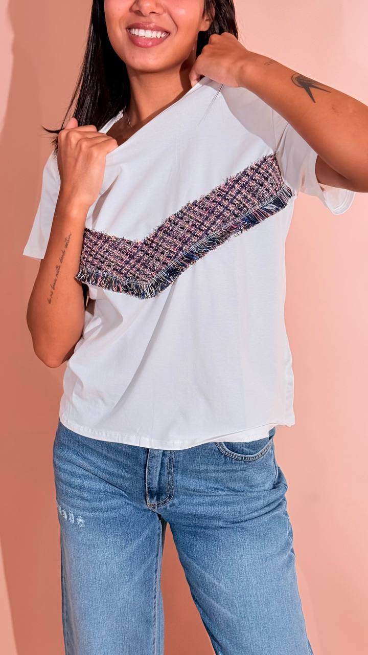 Susy mix Tricot tshirt bianca 56602 BIANCO 