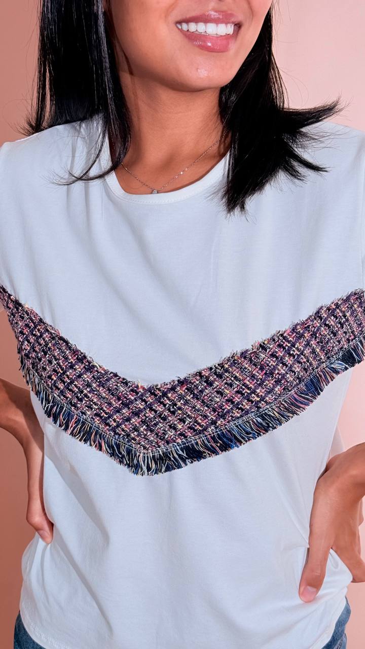 Susy mix Tricot tshirt bianca 56602 BIANCO 