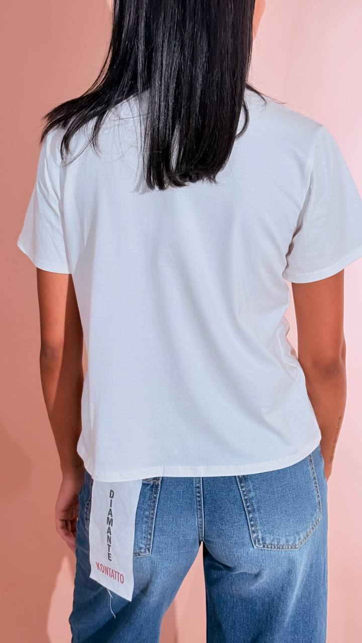 Susy mix Tricot tshirt bianca 56602 BIANCO 
