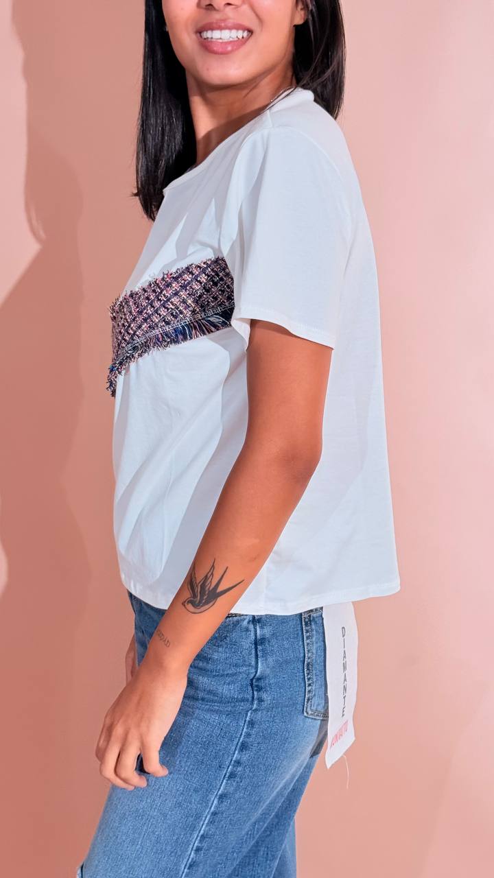 Susy mix Tricot tshirt bianca 56602 BIANCO 