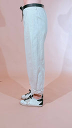 Susy mix Ovetto pants 58300P27 CREMA 