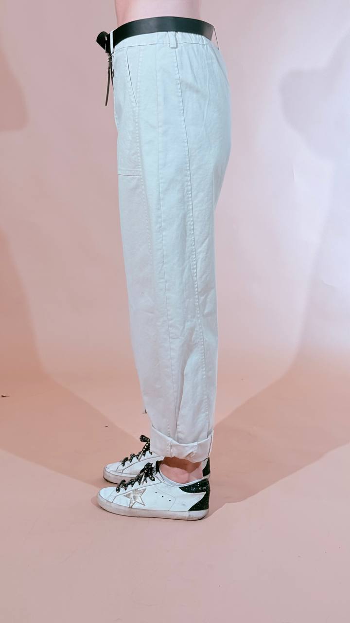 Susy mix Ovetto pants 58300P27 CREMA 