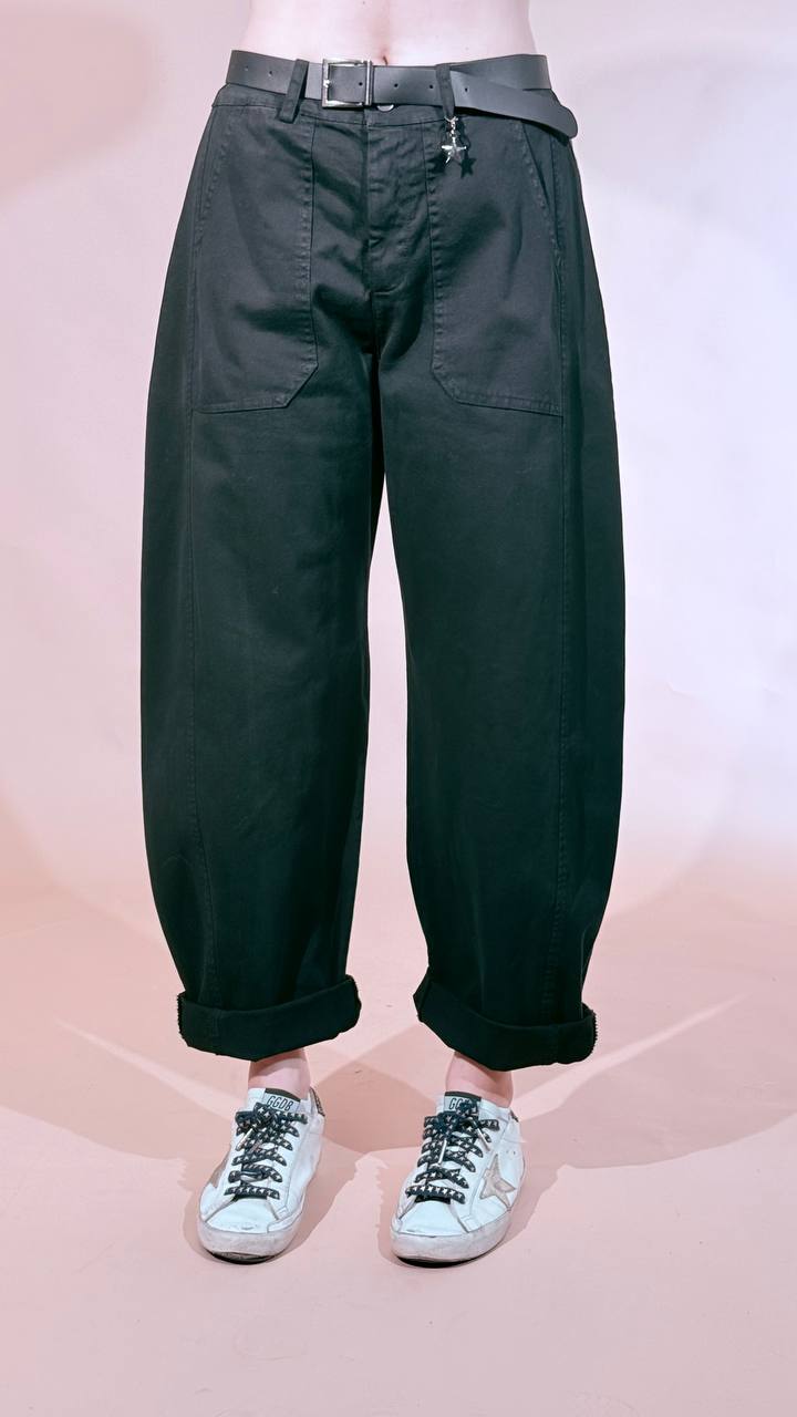 Susy mix Ovetto pants 58300P27 NERO 