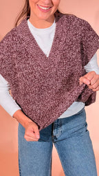 Susy mix gilet "v" punto pannocchia AI51219 BORDEUAX 
