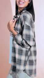 Susy mix Rodeo camicia check Y1208B48 BEIGE 