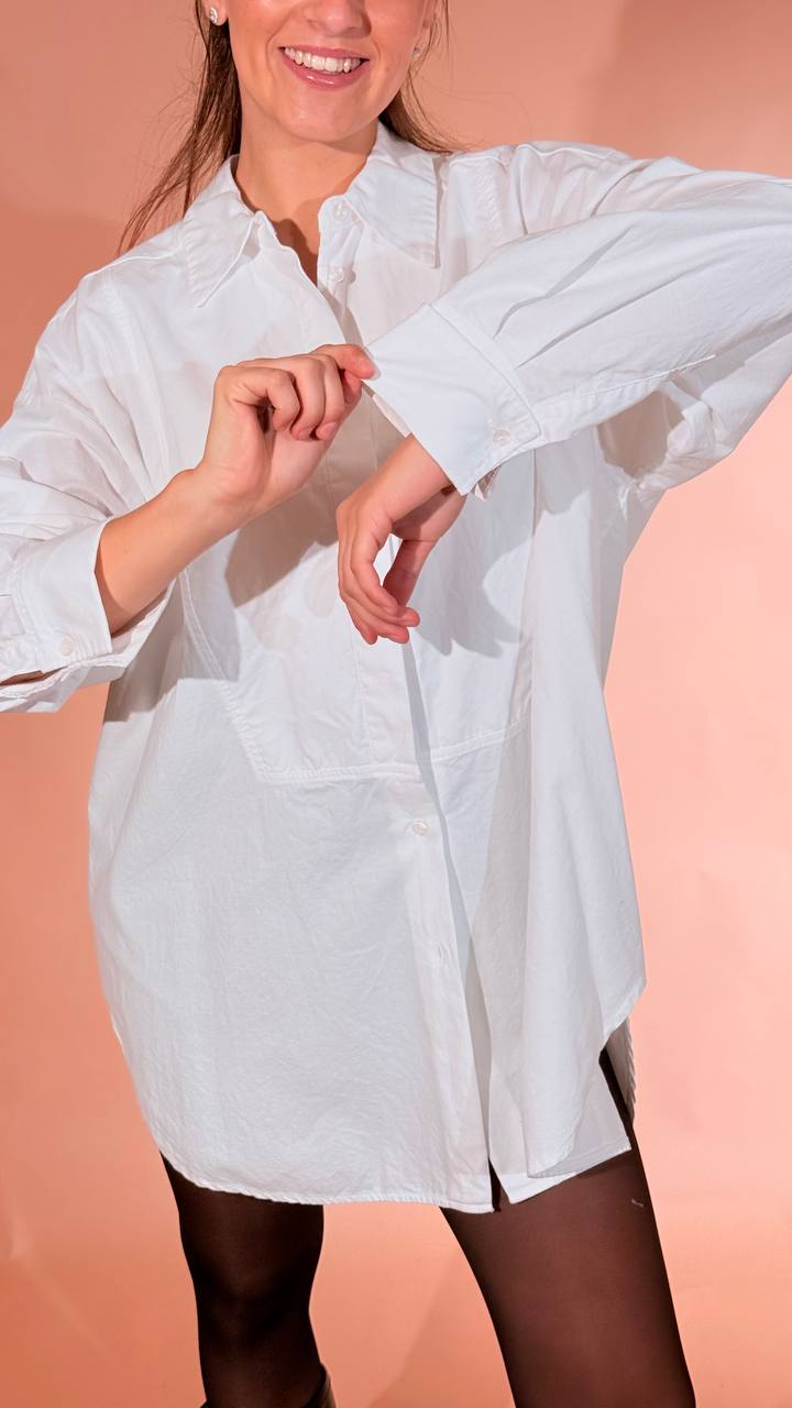 TENSIONE IN Pop camicia S26C419 BIANCO 
