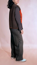 TENSIONE IN Arabesque gilet W6HMG35A400 ARANCIO 