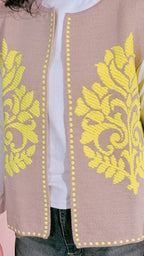 TENSIONE IN arabesque gilet W6HMG35A400 GIALLO 