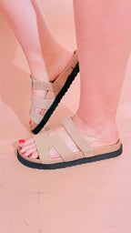 CLAIRE MILANO Ciabatta strap GW3804CAM BEIGE 