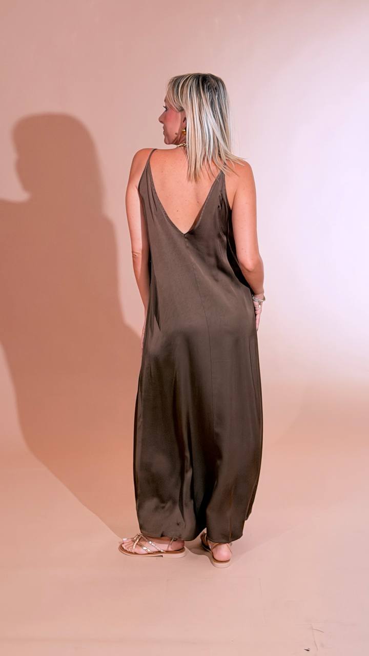 HAVE ONE Sottoveste abito AWG-Q021 MORO 