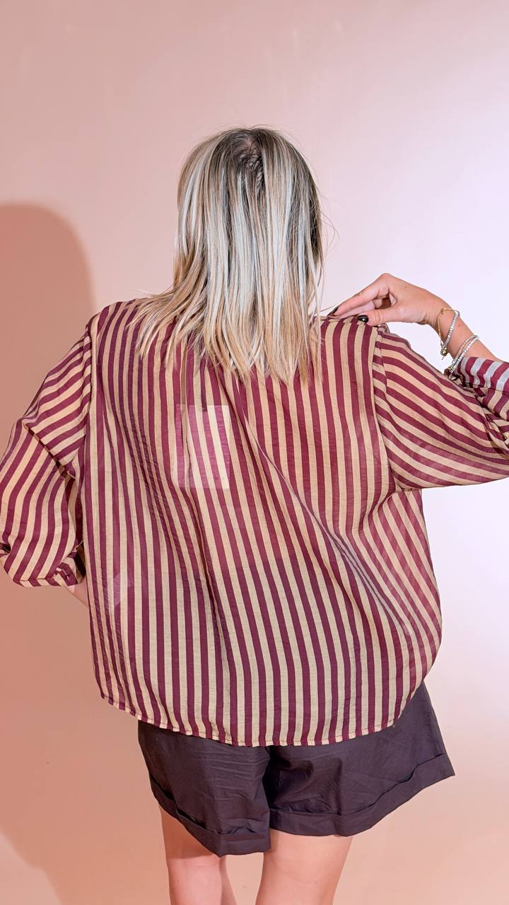 HAVE ONE Camicia riga sottile CVS-Q423 INDIA 