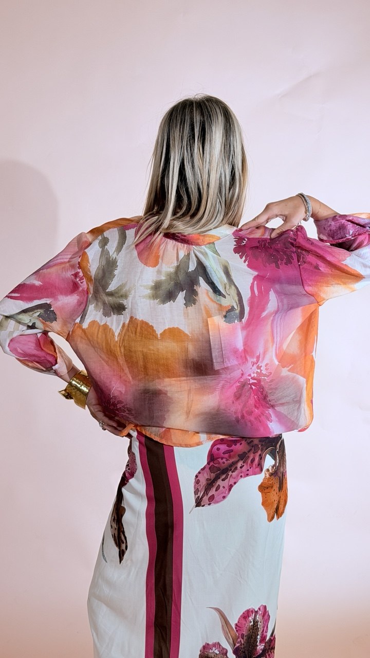 HAVE ONE Iris camicia CVS-Q503 FUXIA 