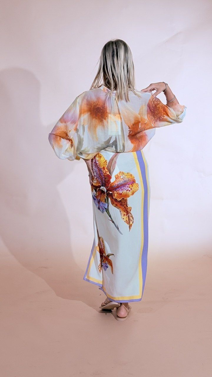 HAVE ONE Iris camicia CVS-Q503 LILLA 