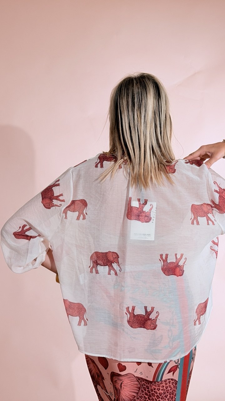 HAVE ONE Elefante camicia CVS-Q507 AVORIO 