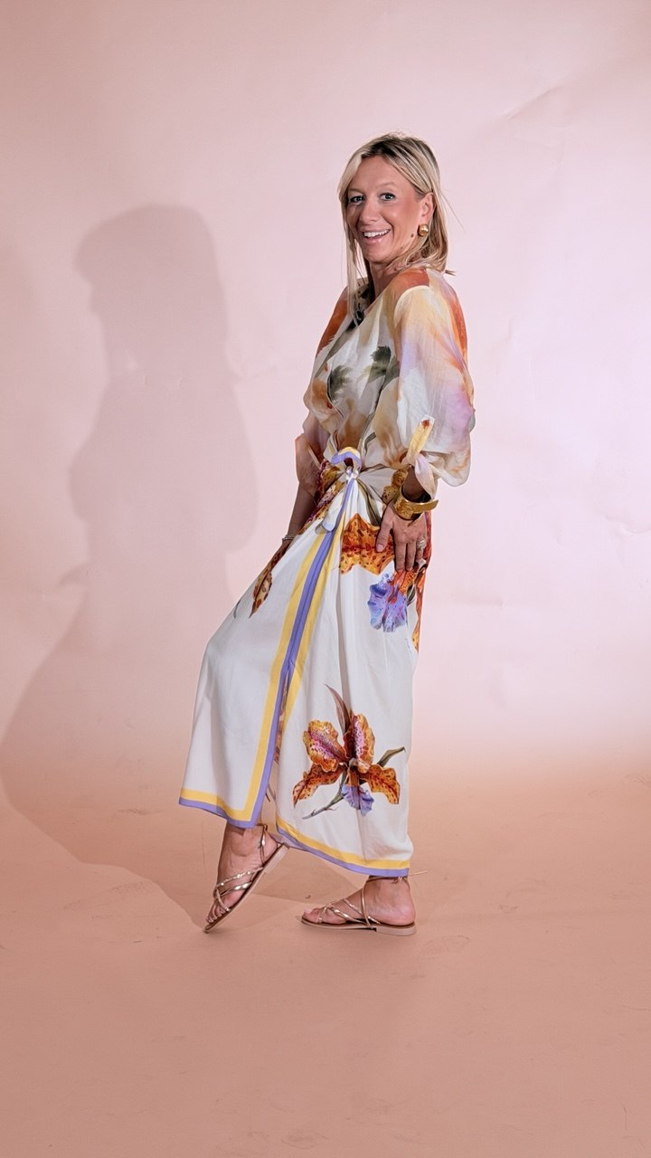 HAVE ONE Iris pareo gonna GVS-Q281 LILLA 
