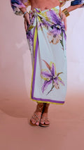 HAVE ONE Iris pareo gonna GVS-Q281 VIOLA 