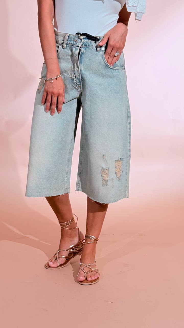 HAVE ONE Jorts rotture PLS-Q032 DENIM 