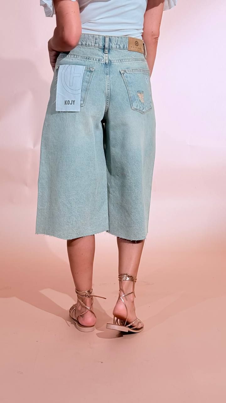 HAVE ONE Jorts rotture PLS-Q032 DENIM 