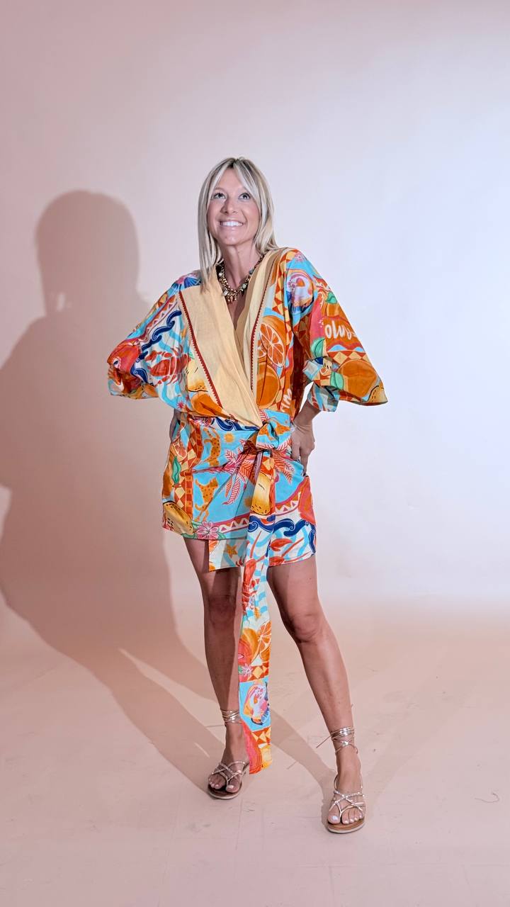 LEVA Fantasy abito 10897 ARANCIO 