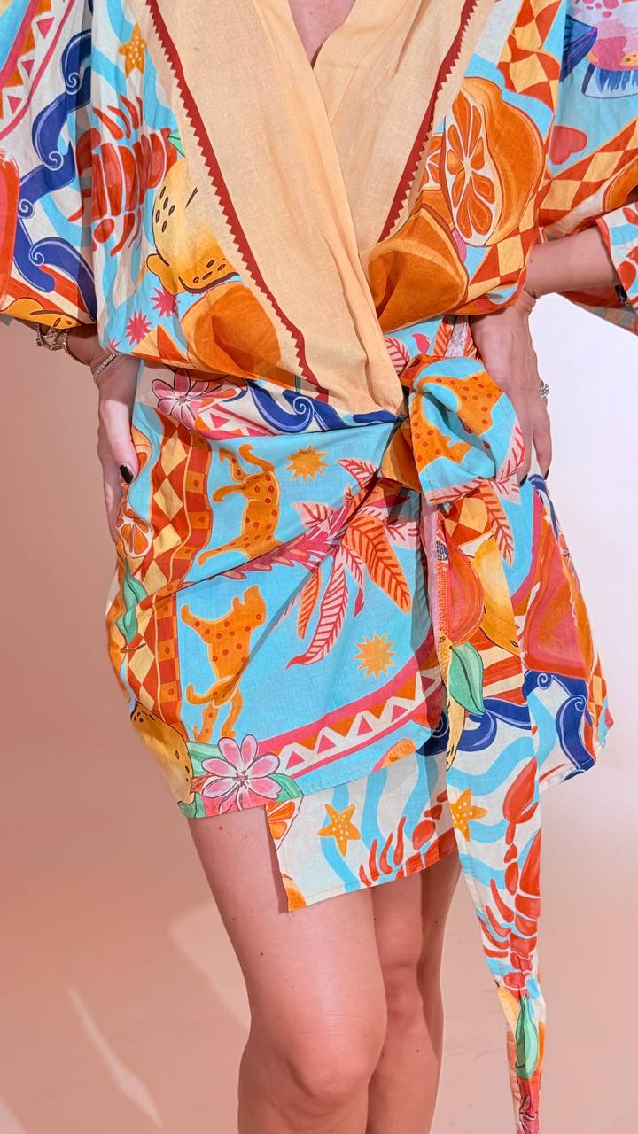 LEVA Fantasy abito 10897 ARANCIO 