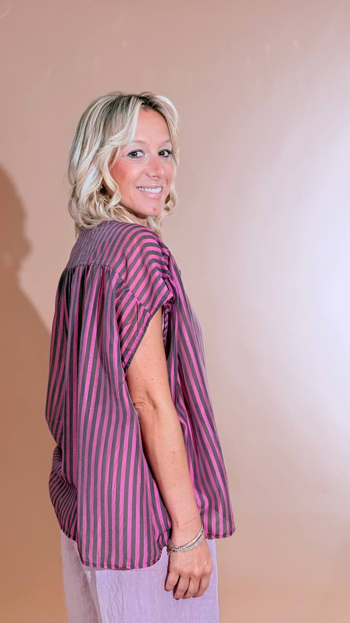 LEVA Coreana camicia 5607 FUXIA 