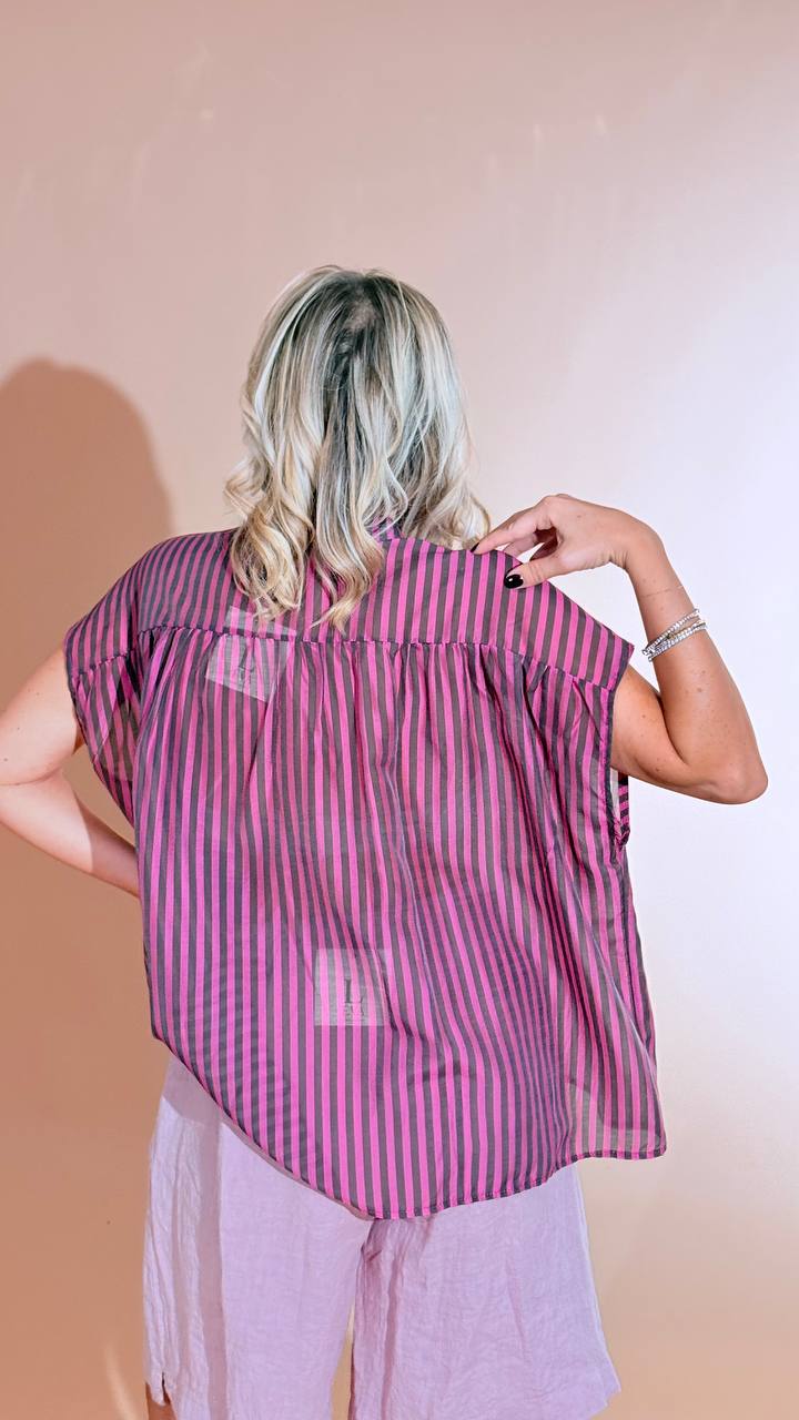 LEVA Coreana camicia 5607 FUXIA 