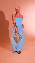 LEVA Set coordinato bandana BANDANAJW1966 AZZURRO 