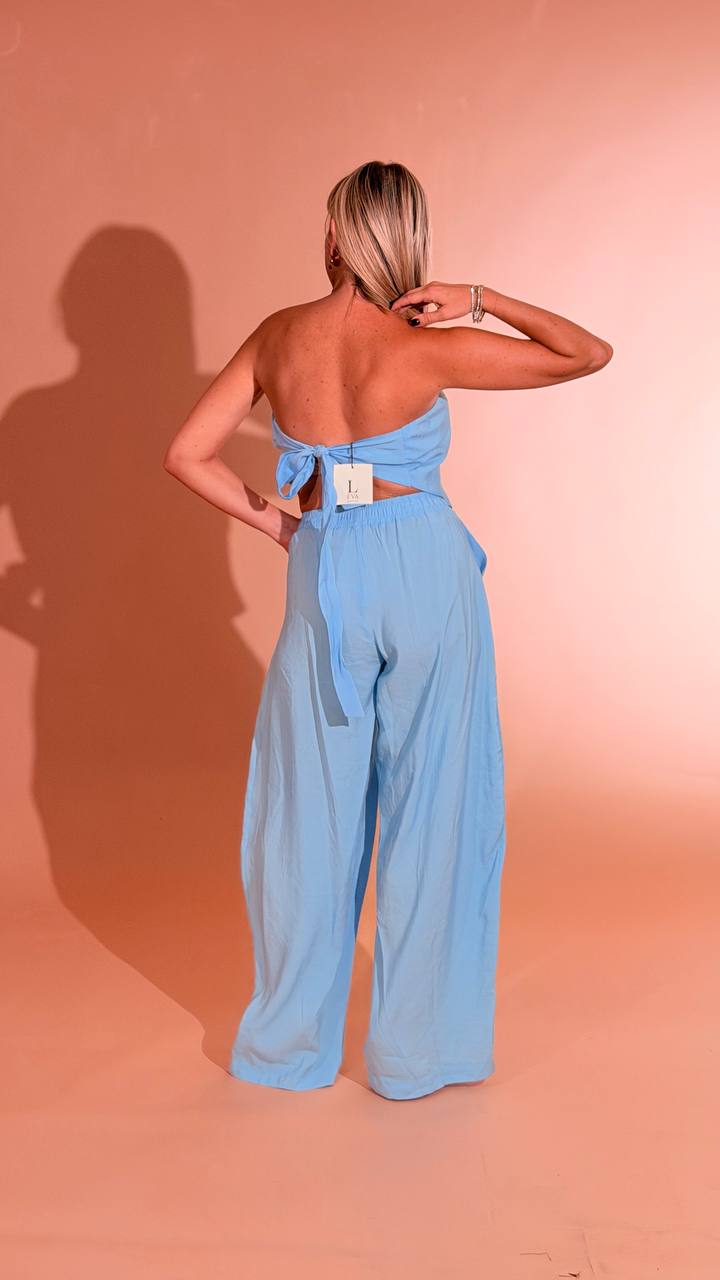 LEVA Set coordinato bandana BANDANAJW1966 AZZURRO 