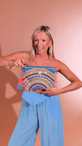 LEVA Hippy borsa BO1122 AZZURRO 