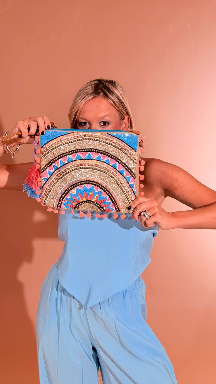 LEVA Hippy borsa BO1122 AZZURRO 