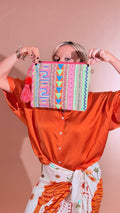 LEVA Borsa geometrica BO2101 MULTICOLOR 