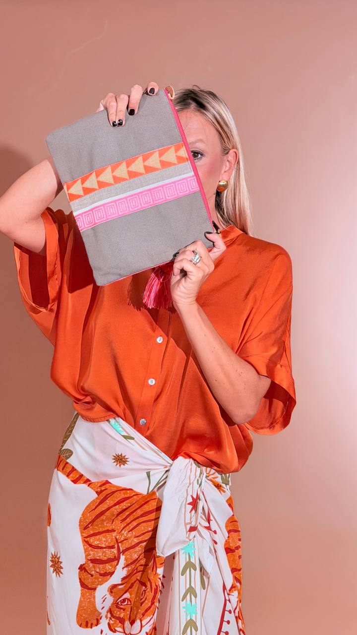 LEVA Borsa geometrica BO2101 MULTICOLOR 